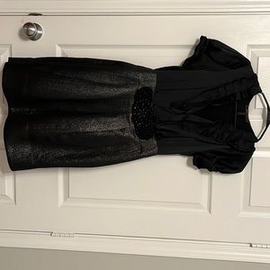 BCBG MAXAZRIA black dress with stones details